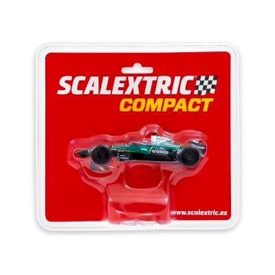 Scalextric Compact Racerfordon Bil Slot Skala 1:43 (Formel 1 Aston Martin #14) Scalextric Compact Racerfordon Bil Slot Skala 1:43 (Formel 1 Aston Martin #14)