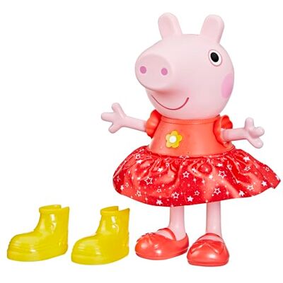 Peppa Pig Peppas leriga pölar partydocka Peppa Pig Peppas leriga pölar partydocka