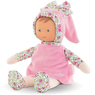 Corolle 9000010110 – Mon Doudou Miss Pink Flower trädgård, mjuk kroppsdocka med snällben, vaniljdoft, namnsetikett, tvättbar, 25 cm, från de första månaderna av livet Corolle 9000010110 – Mon Doudou Miss Pink Flower trädgård, mjuk kroppsdocka med snällben, vaniljdoft, namnsetikett, tvättbar, 25 cm, från de första månaderna av livet
