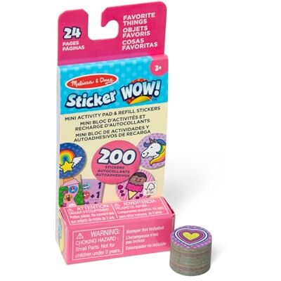 Melissa & Doug Klistermärke Wow! Mini Aktivitetsblock och 200 Leksak Laddningsklistermärken Fidget Konststämpelmärke, Blandade Favoritartiklar Klistermärken Melissa & Doug Klistermärke Wow! Mini Aktivitetsblock och 200 Leksak Laddningsklistermärken Fidget Konststämpelmärke, Blandade Favoritartiklar Klistermärken