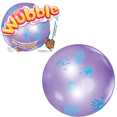 Bizak Super Magic Wubble lila färg, jätteboll som ändrar färg vid beröring, upp till 75 cm, mjuk och flexibel, ingen uppblåsningspump behövs, för barn från 6 år (62941620-1) Bizak Super Magic Wubble lila färg, jätteboll som ändrar färg vid beröring, upp till 75 cm, mjuk och flexibel, ingen uppblåsningspump behövs, för barn från 6 år (62941620-1)