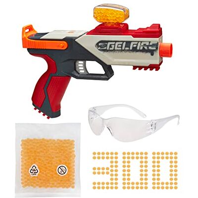Nerf Pro Gelfire, Legion fjäderblaster, 300 Gelfire kulor, 130 bollladdare, glasögon Nerf Pro Gelfire, Legion fjäderblaster, 300 Gelfire kulor, 130 bollladdare, glasögon