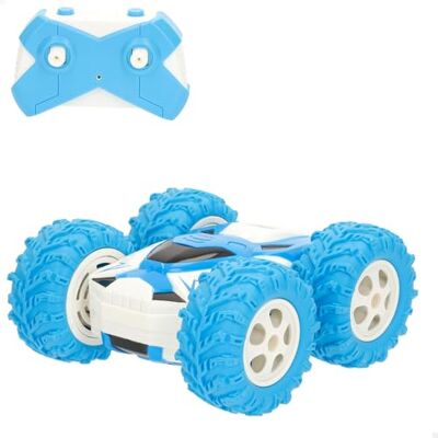 COLORBABY Speed & Go 360º radiostyrd bil, blå och vit, 15x14,5x7 cm, 6 riktningar, frekvens 2,4 GH.z, stunts, radiostyrda bilar för barn, RC-fordon, leksaker 4 år (41335) COLORBABY Speed & Go 360º radiostyrd bil, blå och vit, 15x14,5x7 cm, 6 riktningar, frekvens 2,4 GH.z, stunts, radiostyrda bilar för barn, RC-fordon, leksaker 4 år (41335)