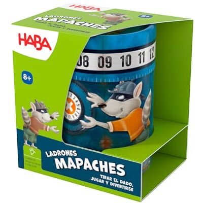 HABA H1004321006 Tvättbjörnstjuvar, tärningsbord för barn mer 8 år HABA H1004321006 Tvättbjörnstjuvar, tärningsbord för barn mer 8 år