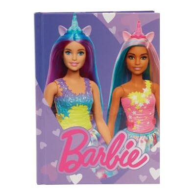 Giochi Preziosi Barbie Barbie skoldagbok 2024/2025, 2 omslag med 2 Barbie-dockor med enhörning, hård dagbok 10 månader odaterad, bokmärke fyrkantig inredning, grunddagbok 24/25 Giochi Preziosi Barbie Barbie skoldagbok 2024/2025, 2 omslag med 2 Barbie-dockor med enhörning, hård dagbok 10 månader odaterad, bokmärke fyrkantig inredning, grunddagbok 24/25