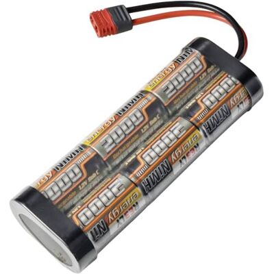 Reely RC Batteripack (NiMh) 7.2 V 2000 mAh Antal celler: 6 Stick T-kontaktsystem Reely RC Batteripack (NiMh) 7.2 V 2000 mAh Antal celler: 6 Stick T-kontaktsystem