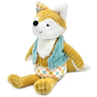 Les Déglingos Original Cyranos Le Renard plysch ultramjuk manchester -27 cm senapsgul lämplig från födseln Les Déglingos Original Cyranos Le Renard plysch ultramjuk manchester -27 cm senapsgul lämplig från födseln
