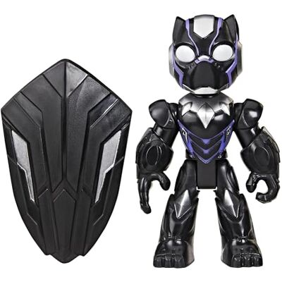 Marvel Iron Man and his Awesome Friends Black Panther, actionfigurleksak med tillbehör Marvel Iron Man and his Awesome Friends Black Panther, actionfigurleksak med tillbehör