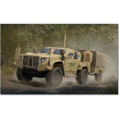 I Love Kit s – 1/35 M1280 LMTV med M1101 hänge – plastmodellbygge – skala: 1:35 I Love Kit s – 1/35 M1280 LMTV med M1101 hänge – plastmodellbygge – skala: 1:35