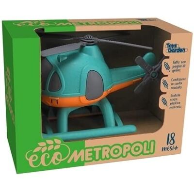 TOYS GARDEN Helikopter Helikopter Tillverkad av vetehalm återvunnen pappersförpackning TOYS GARDEN Helikopter Helikopter Tillverkad av vetehalm återvunnen pappersförpackning