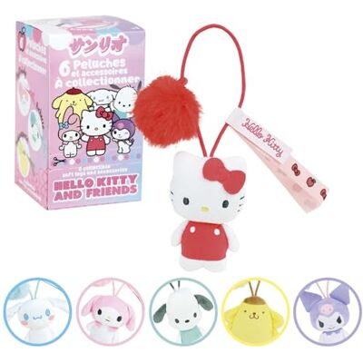 Jemini Plysch 9 cm Hello Kitty & Friends Slumpmässig leverans: 1 överraskningstecken mystisk låda dekorativa nyckelringar på Hawaii-väska Överraskningspresent för barn och vuxna, jul, barn Jemini Plysch 9 cm Hello Kitty & Friends Slumpmässig leverans: 1 överraskningstecken mystisk låda dekorativa nyckelringar på Hawaii-väska Överraskningspresent för barn och vuxna, jul, barn
