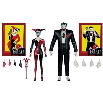 McFarlane Toys Batman: The Animed-serien Harley Quinn och Joker (Mad Love 2 Pack) 15 cm actionfigurer guldetikett McFarlane Toys Batman: The Animed-serien Harley Quinn och Joker (Mad Love 2 Pack) 15 cm actionfigurer guldetikett