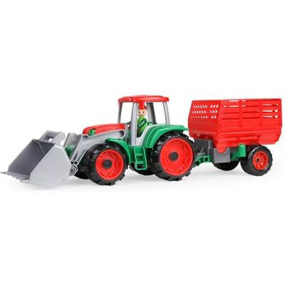 Lena Zabawki Truxx Traktor z przyczep⤞ do siana w otwartym pudeÄšku Lena Zabawki Truxx Traktor z przyczep⤞ do siana w otwartym pudeÄšku