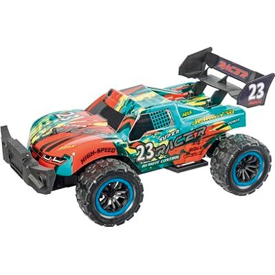 Mondo Motors BUGGY SUPER RACER, skala modell 1:14, uppladdningsbara batterier ingår, leksaksbil för barn 63835 Mondo Motors BUGGY SUPER RACER, skala modell 1:14, uppladdningsbara batterier ingår, leksaksbil för barn 63835