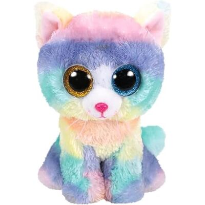 Ty T Beanie Baby Soft Toy Multicoloured, 36250 Heather the Unicorn Cat 15cm Ty T Beanie Baby Soft Toy Multicoloured, 36250 Heather the Unicorn Cat 15cm