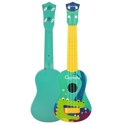 A-Star Little Star Crocodile Ukulele, Musikalisk Rolig Leksak för Barn, Nylonsträngar A-Star Little Star Crocodile Ukulele, Musikalisk Rolig Leksak för Barn, Nylonsträngar