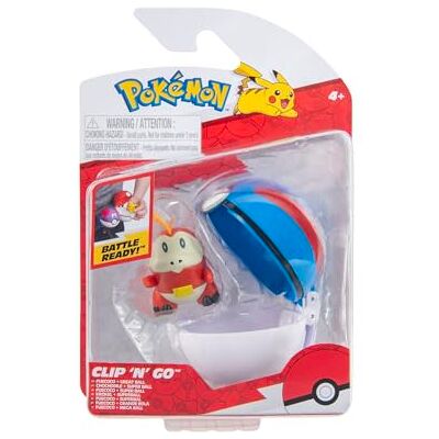 Pokémon Battle Figure Fuecoco with Clip N Go Great Ball Official Pokemon toy figure for children 4+ Pokémon Battle Figure Fuecoco with Clip N Go Great Ball Official Pokemon toy figure for children 4+