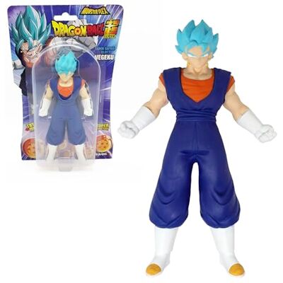 Bizak Monsterflex Dragon Ball Vegeku Super Saiyan Blue figur, supertöjbar och elastisk docka, 17 cm, 8 för samlare, vuxen fans, samlare och barn från 6 år (64390230-31) Bizak Monsterflex Dragon Ball Vegeku Super Saiyan Blue figur, supertöjbar och elastisk docka, 17 cm, 8 för samlare, vuxen fans, samlare och barn från 6 år (64390230-31)