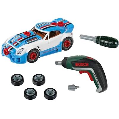 Theo Klein 8630 Bosch tuningset för bil Demonterbar bil med tuningtillbehör Med batteridriven skruvdragare Förpackningens mått: 30 cm x 6,5 cm x 25 cm Leksak för barn från 3 år Theo Klein 8630 Bosch tuningset för bil Demonterbar bil med tuningtillbehör Med batteridriven skruvdragare Förpackningens mått: 30 cm x 6,5 cm x 25 cm Leksak för barn från 3 år