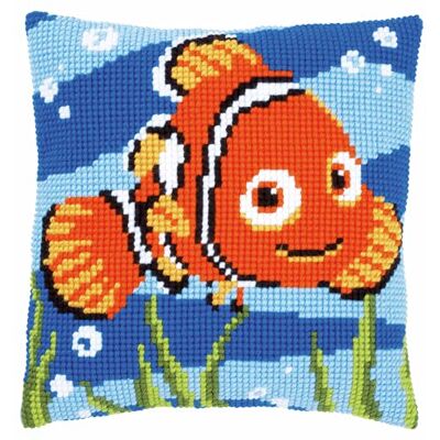 Vervaco Korsstingskudde - Förtryckt, Handmålad, 40x40cm Vervaco Korsstingskudde - Förtryckt, Handmålad, 40x40cm