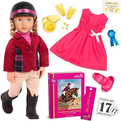 Our Generation 44521 Poseable Doll, Lilly Anna, Flerfärgad, En Storlek Our Generation 44521 Poseable Doll, Lilly Anna, Flerfärgad, En Storlek