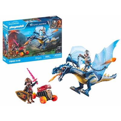 Playmobil 71644 Novel Knights: Dragon Combat, medeltida slott och riddare, roligt och fantasifullt rollspel, lämplig för barn från 5 år Playmobil 71644 Novel Knights: Dragon Combat, medeltida slott och riddare, roligt och fantasifullt rollspel, lämplig för barn från 5 år