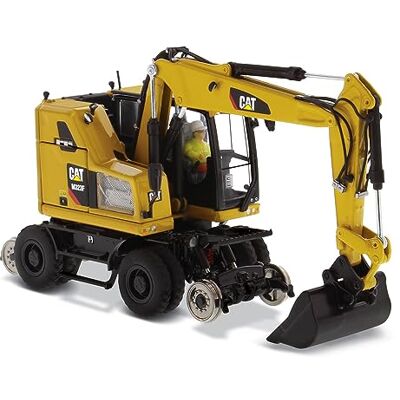 Diecast Masters 85662 Cat M323F Two-Way Excavator Cat, i Gul, skala 1:50, från 14 år, i burk, lämplig för samlare Diecast Masters 85662 Cat M323F Two-Way Excavator Cat, i Gul, skala 1:50, från 14 år, i burk, lämplig för samlare