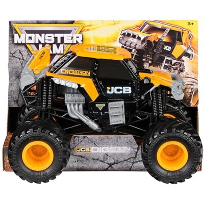 Monster Jam Toy fordon lastbil 1To24 JCB Digatron M27 Monster Jam Toy fordon lastbil 1To24 JCB Digatron M27