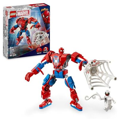 Lego Marvel Spider-Man Mech vs. Anti-Venom Super Hero Figure Building Toy with 2 Minifigures for Imaginative Role Play Gift for 6 Plus Year Old Boys and Girls 76308 Lego Marvel Spider-Man Mech vs. Anti-Venom Super Hero Figure Building Toy with 2 Minifigures for Imaginative Role Play Gift for 6 Plus Year Old Boys and Girls 76308