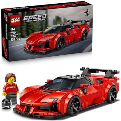 Lego Speed Champions Ferrari SF90 XX Stradale sportbil – Byggleksak med bilmodell och minifigur – Racerbil från Ferrari – Byggset för barn från 9 år – Presentidé för barn och bilälskare – 77254 Lego Speed Champions Ferrari SF90 XX Stradale sportbil – Byggleksak med bilmodell och minifigur – Racerbil från Ferrari – Byggset för barn från 9 år – Presentidé för barn och bilälskare – 77254