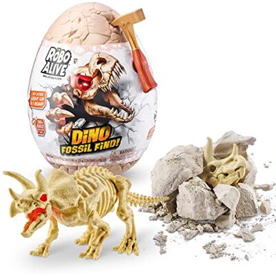 Robo Alive 7156B Dino Fossil Find-Triceratops Surprise Unboxing Robotleksak, Dinosaurie Explorer Kit Robo Alive 7156B Dino Fossil Find-Triceratops Surprise Unboxing Robotleksak, Dinosaurie Explorer Kit