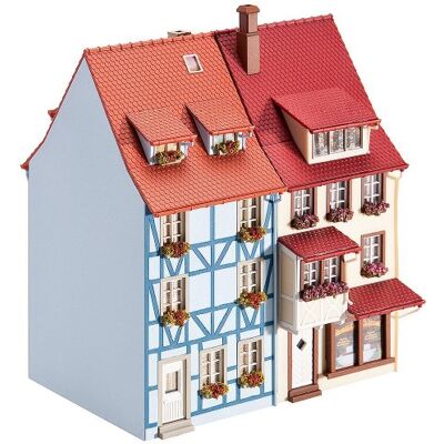 Faller FA130495 – 2 småstadshus med burspråk, 103 x 62 x 142 mm, 110 x 62 x 152 mm Faller FA130495 – 2 småstadshus med burspråk, 103 x 62 x 142 mm, 110 x 62 x 152 mm