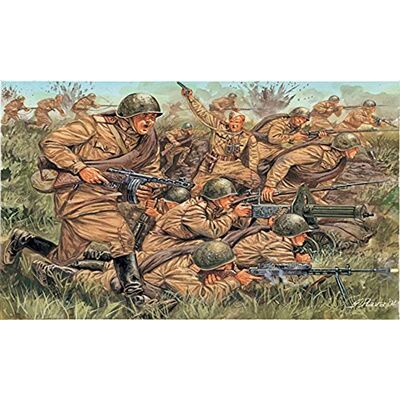 Italeri 8001283060578 510006057 - 1:72 Rysk infanteri från andra världskriget, omålad Italeri 8001283060578 510006057 - 1:72 Rysk infanteri från andra världskriget, omålad