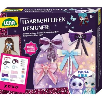 Lena pysselset Happy Horse hårband, designer – hårsmycke för flickor, pysselset med satinband, glitter, spets och pärlor, frisörset för barn från 6 år Lena pysselset Happy Horse hårband, designer – hårsmycke för flickor, pysselset med satinband, glitter, spets och pärlor, frisörset för barn från 6 år