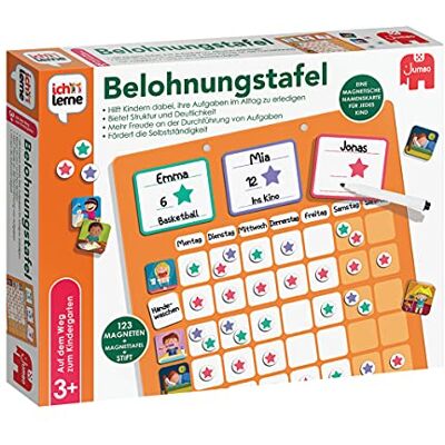 Jumbo Jag lär dig belöningstavla, för upp till 3 barn. Från 3 år Jumbo Jag lär dig belöningstavla, för upp till 3 barn. Från 3 år