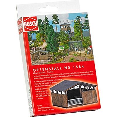 Busch 1584 – Öppen stall Busch 1584 – Öppen stall