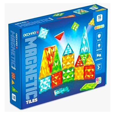 Geomag Magnetic Tiles Gems 16 Geomag Magnetic Tiles Gems 16