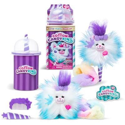 Cotton Candykins Fluffig lek för alla, mjuk klämleksak av hög kvalitet med plysch överraskningsleksak, perfekt för lek och samling Cotton Candykins Fluffig lek för alla, mjuk klämleksak av hög kvalitet med plysch överraskningsleksak, perfekt för lek och samling