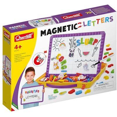 Quercetti Tablica magnetyczna literki Magnetino Quercetti Tablica magnetyczna literki Magnetino