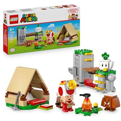 Lego Super Mario Captain Toads läger Byggset för pojkar, flickor och fans från 6 år, Med 3 minifigurer, Liten present till barns födelsedagar 72040 Lego Super Mario Captain Toads läger Byggset för pojkar, flickor och fans från 6 år, Med 3 minifigurer, Liten present till barns födelsedagar 72040