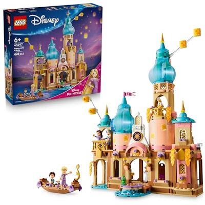 Lego Disney Princess Rapunzels slott – Byggset med 5 karaktärer från Disneys Trassel, däribland minidockor av Rapunzel och Pascal – Present för flickor och pojkar från 6 år – 43297 Lego Disney Princess Rapunzels slott – Byggset med 5 karaktärer från Disneys Trassel, däribland minidockor av Rapunzel och Pascal – Present för flickor och pojkar från 6 år – 43297