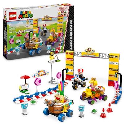 Lego Super Mario: Mario Kart – Baby Peach & Grand Prix Building Toy Set, with 4 Nintendo Character Figures and 4 Vehicles Incl. Standard Bike, Gift for 8 Plus Year Old Boys, Girls and Gamers 72036 Lego Super Mario: Mario Kart – Baby Peach & Grand Prix Building Toy Set, with 4 Nintendo Character Figures and 4 Vehicles Incl. Standard Bike, Gift for 8 Plus Year Old Boys, Girls and Gamers 72036