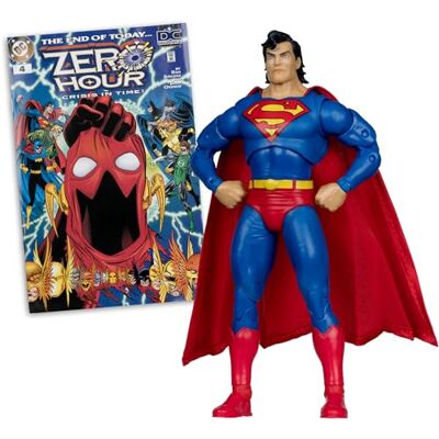 McFarlane DC Direct Page Punchers Superman (Zero Hour) 17,78 cm actionfigur med komiska leksaker McFarlane DC Direct Page Punchers Superman (Zero Hour) 17,78 cm actionfigur med komiska leksaker
