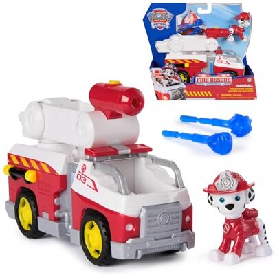 PAW PATROL Pat Patrol Marcus Fire Rescue Mission Firefighters Fordonsfigur 2 projektiler leksak Barnbil leksak för barn 3 år och uppåt PAW PATROL Pat Patrol Marcus Fire Rescue Mission Firefighters Fordonsfigur 2 projektiler leksak Barnbil leksak för barn 3 år och uppåt