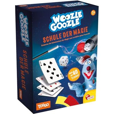 Liscianigiochi Lisciani – Woozle Goozle Magisk skola – Magisk låda för barn från 7 år – magiskt set med 40 tricks – lära sig och visa upp trolleritricks – pysselset med tillbehör och instruktioner Liscianigiochi Lisciani – Woozle Goozle Magisk skola – Magisk låda för barn från 7 år – magiskt set med 40 tricks – lära sig och visa upp trolleritricks – pysselset med tillbehör och instruktioner