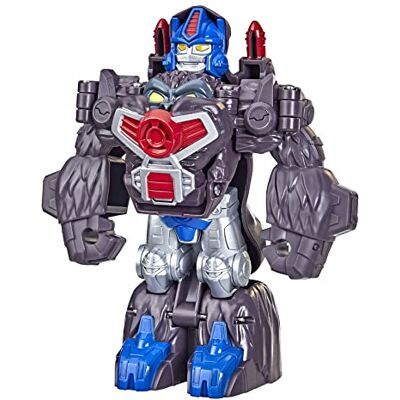Transformers Classic Heroes Team Optimus Primal, 11 cm konvertibel figur, för barn från 3 år, F4442, flerfärgad Transformers Classic Heroes Team Optimus Primal, 11 cm konvertibel figur, för barn från 3 år, F4442, flerfärgad
