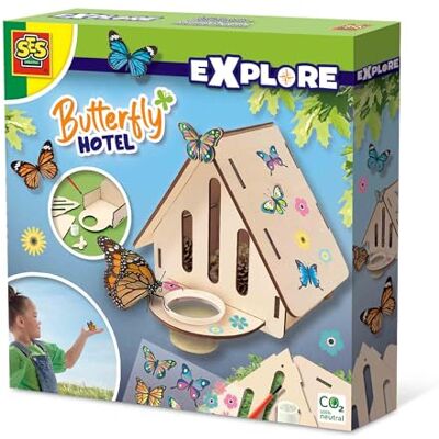 Creative Butterfly Hotel Pedagogisk leksak Byggt och dekorerar ett fjärilshotell. Creative Butterfly Hotel Pedagogisk leksak Byggt och dekorerar ett fjärilshotell.
