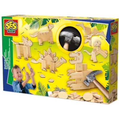 Creative 00942 Dinosaurie-snickeriset för barn bygg din egen dinosauriemodell, från 6 år Creative 00942 Dinosaurie-snickeriset för barn bygg din egen dinosauriemodell, från 6 år
