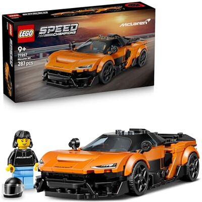 Lego Speed Champions McLaren W1 – The Real Supercar – Racerbil med minifigur – McLaren-modell – Byggset för barn från 9 år – Presentidé för pojkar och flickor – 77257 Lego Speed Champions McLaren W1 – The Real Supercar – Racerbil med minifigur – McLaren-modell – Byggset för barn från 9 år – Presentidé för pojkar och flickor – 77257