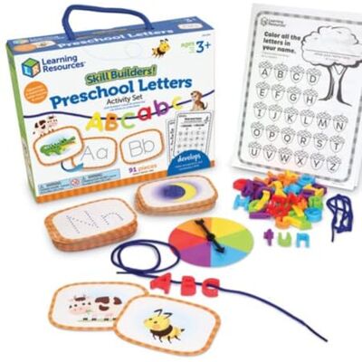 Learning Resources Skicklighet Byggare Alfabet & Brev Ljud Aktivitet 91-Bit Set för 3+ År Barn Learning Resources Skicklighet Byggare Alfabet & Brev Ljud Aktivitet 91-Bit Set för 3+ År Barn